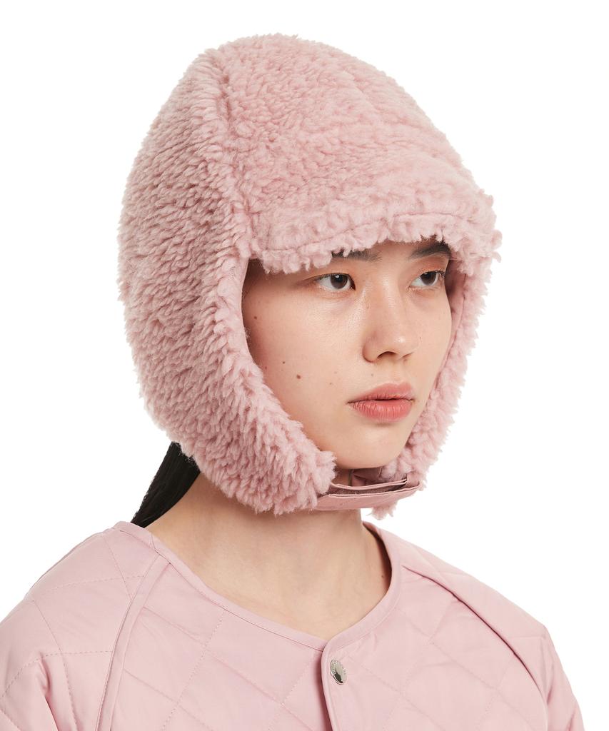 TRUNK PROJECT Shearing Aviator Hat_Pink