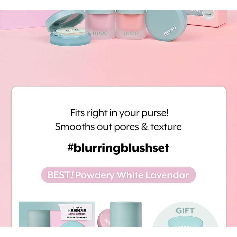 nuse - Mousse Care Cheek DIY Cushion Gift Set - 2 Colors