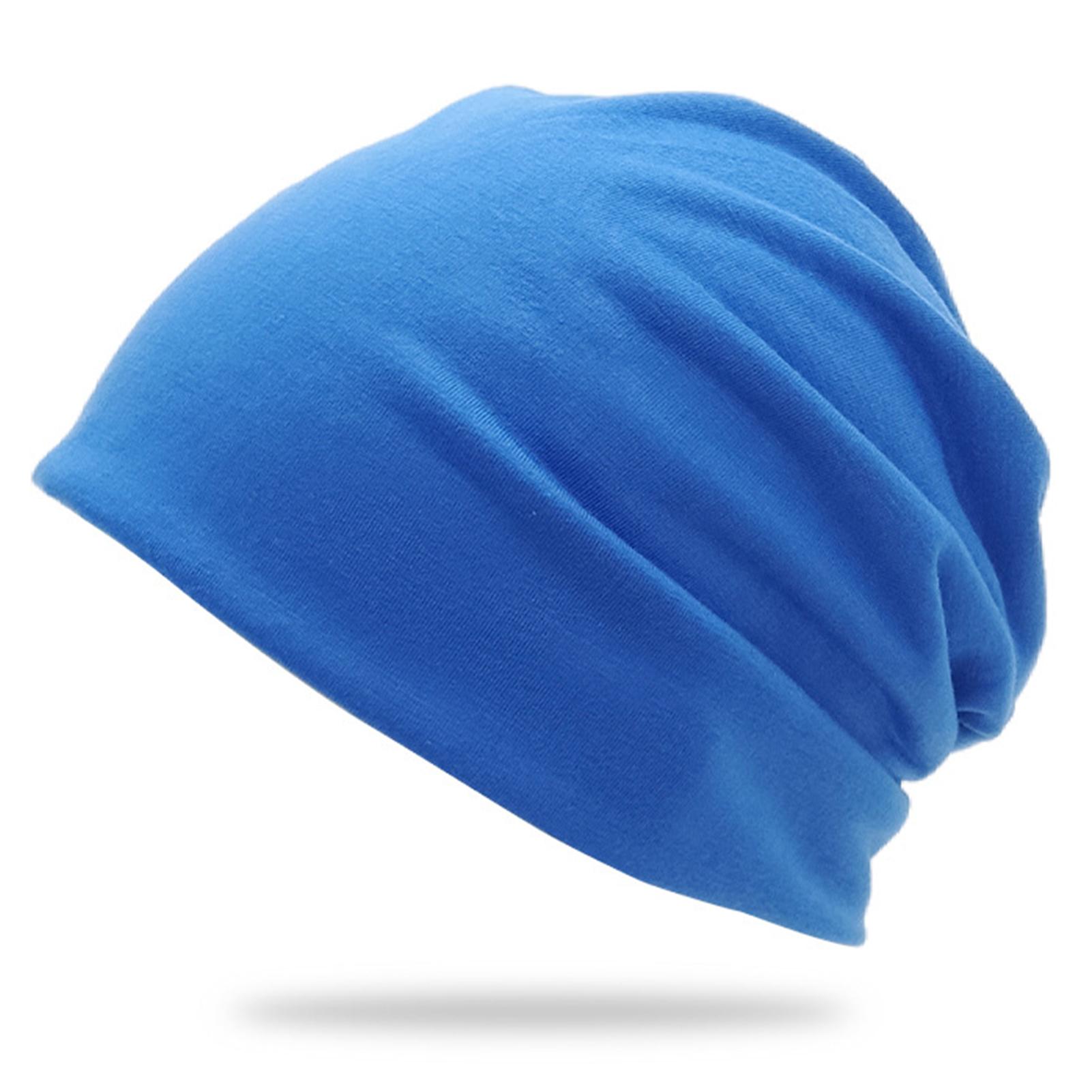 

Взрослая вязаная шапка-бини эластичная легкая вязаная шапка для мужчин и женщин сапфир синий