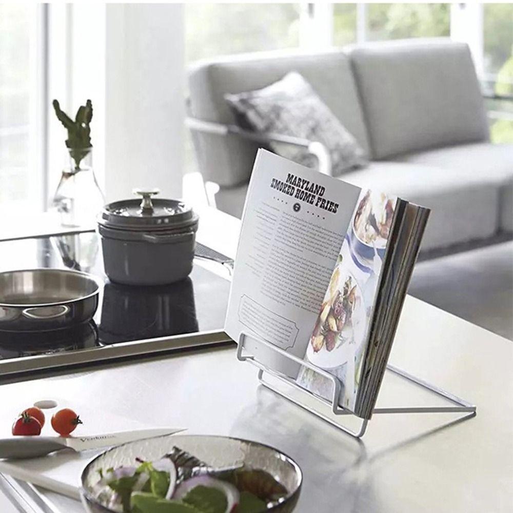Detachable Magazine Reading Stand Simple Folding Cookbook Bracket  Desktop Organization