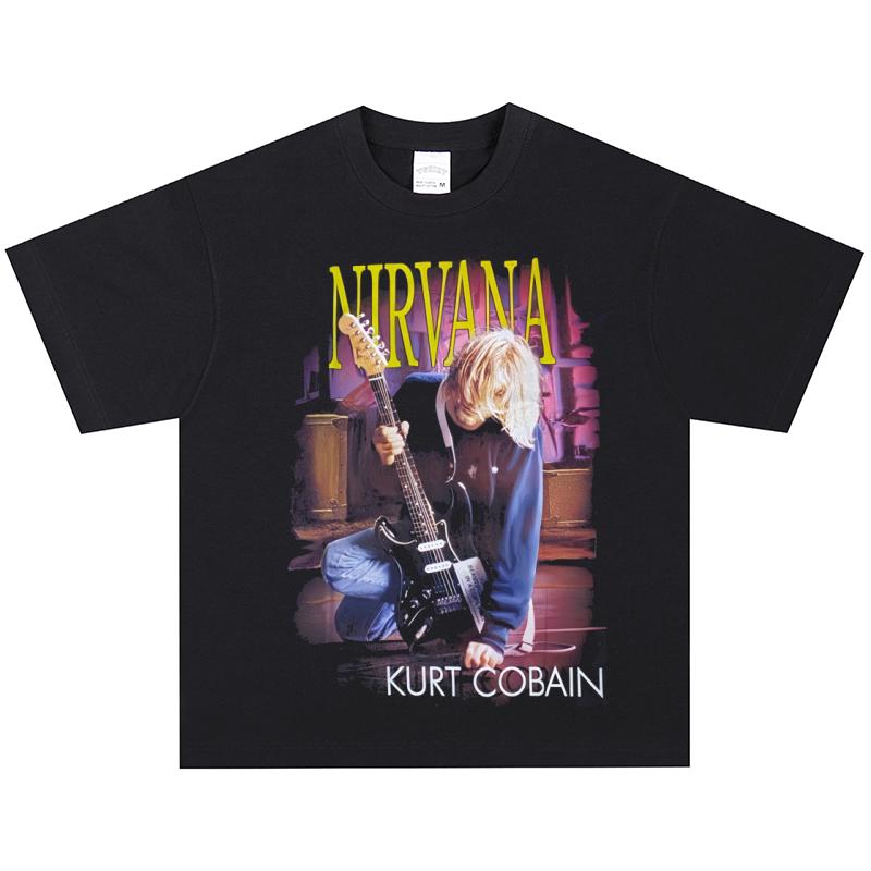 Футболка Nirvana Курт Кобейн, Мягкая ткань, Повседневная XXL
