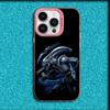 Movie A-Alien Xenomorph Phone Case For iPhone 16,15,14,13,12,11,Mini,Pro,MAX Pink Matte Silicone Cover