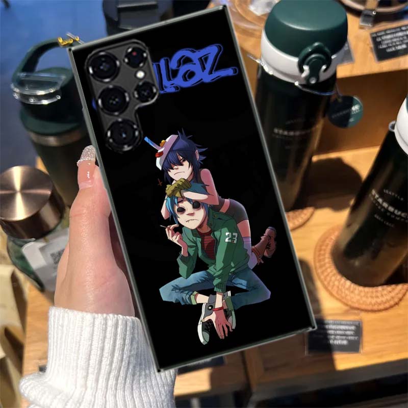 Gorillaz Anime Cases Phone Case for Samsung Galaxy S26 Ultra S25 Edge S24 S23 FE S21 Plus S20 S22 S10 Cover TPU Capa Shell Shock