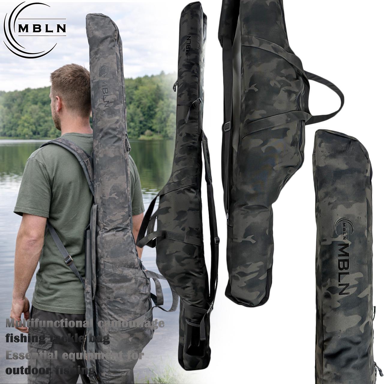 

Large Capacity Multi-functional Fishing Gear Bag - Thickened, Lightweight, and Spacious for Rods and Accessories