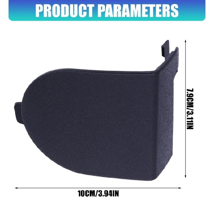 Front Seat Interior Trim Cover Panel Replacement, 1DX41XDVAB 1DX40XDVAB Black ABS Clip-Fit Seat Edge Part for Repair and Finished Look