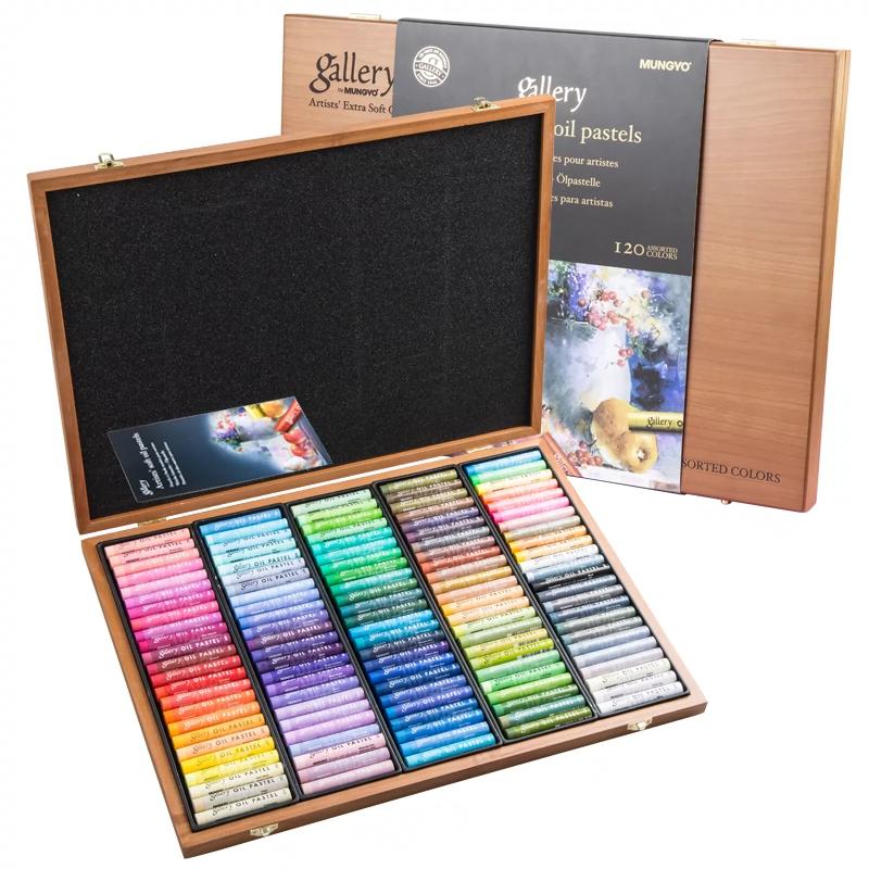 MUNGYO 72/120 Farben Weiche Ölpastelle Holzbox Buntstift Künstler/Meisterklasse Graffiti Malerei Kunst Zeichenbedarf