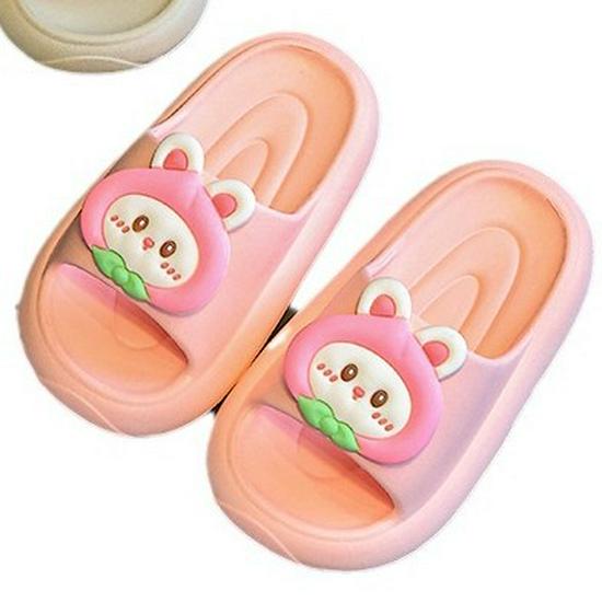 EVA Kids' Cartoon Indoor Slippers: Cute, Non-Slip, Soft Sole for Girls and Boys
