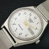 VINTAGE SEIKO 5 AUTOMATIC 6309A JAPAN MENS WHITE COLOR DIAL WATCH A705533-1