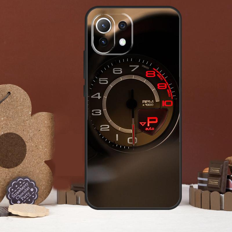 Speedometer Car Case For Xiaomi 15T 14T 13T 14 15 Ultra 17 Pro Max POCO F8 Ultra F5 F6 F7 X5 X6 X7 Pro Cover