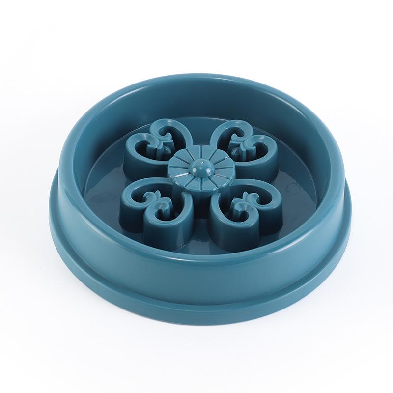 

Anti-Choking Slow Feeder Bowl for Cats & Medium Dogs - Imitation Window Lattice Design Pet Bowl