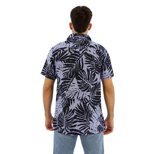 Superdry Open Collar Print Short Sleeve Shirt