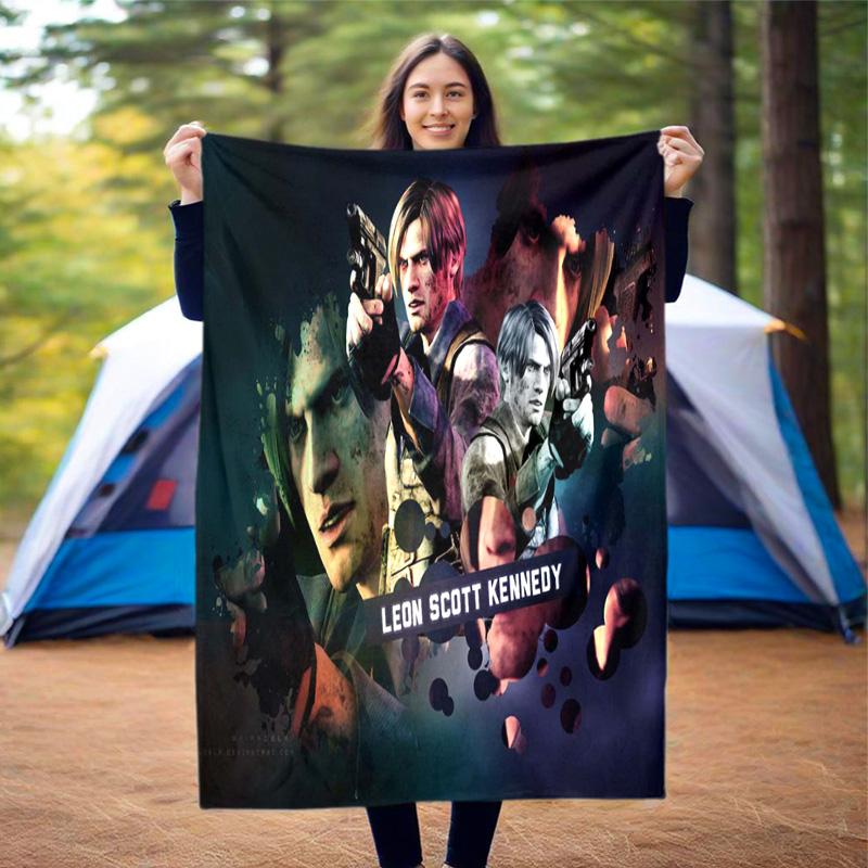The sci-fi game Resident Evil features the Umbrella Corporation blanket a soft home furnishing nap decoration a warm Sherpa blanket for all seasons U6