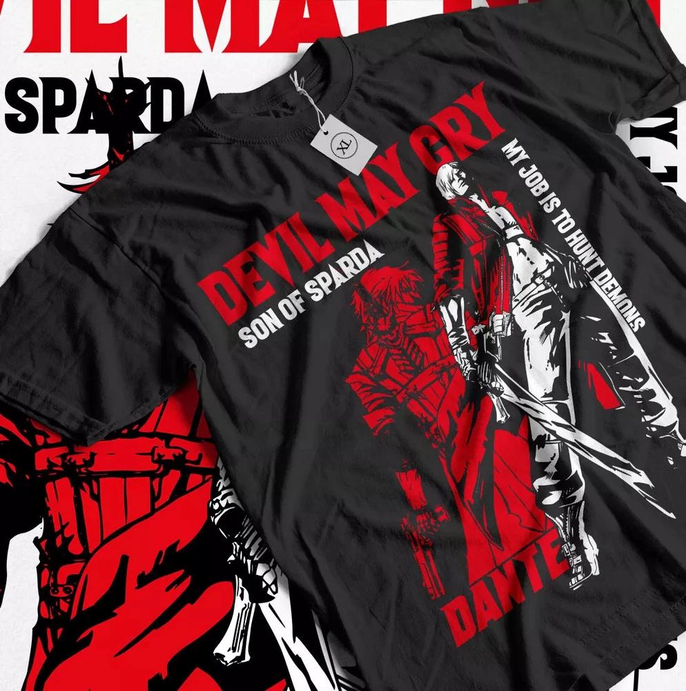 Devil May Cry Dante TShirt Unisex Shirt All Size TShirt Black S