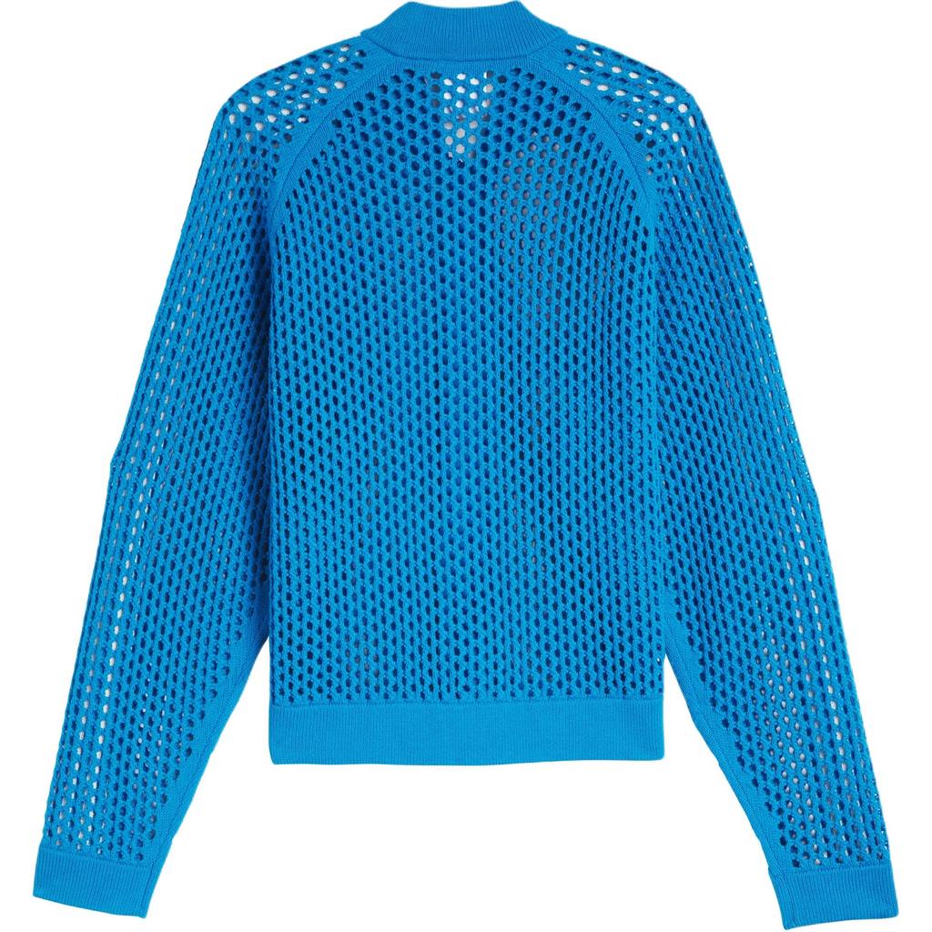 Adidas Originals X CLOT FW24 Komfortabel Mote Mesh Strikket Topp Unisex Topper Blå JF4268
