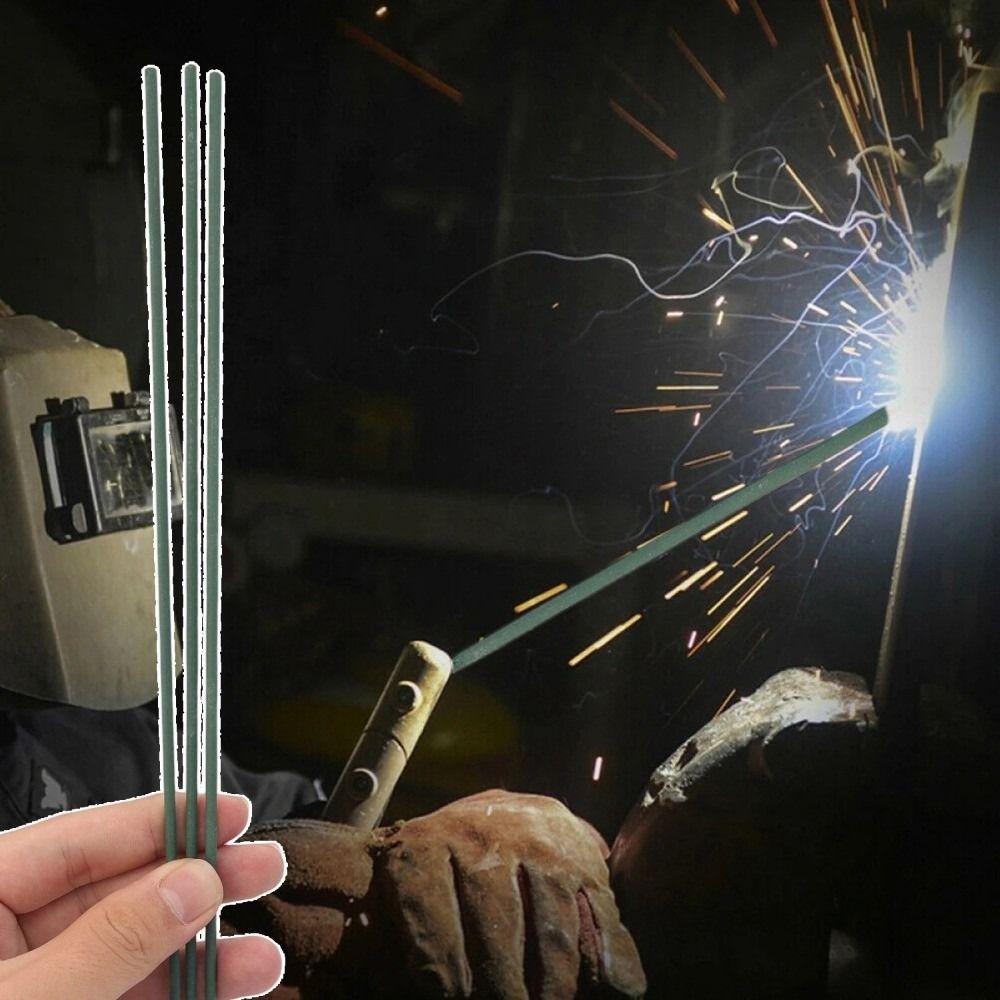 Color Steel Tiles Green Skin Welding Rod Low Melting Quick Welding Rod  for Galvanized Pipe Repair