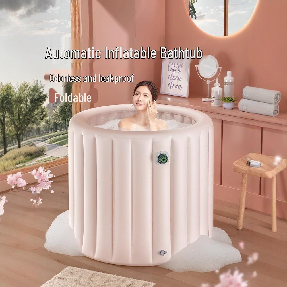 Faltbare aufblasbare Badewanne für Erwachsene für den Gebrauch zu Hause und in der Dusche