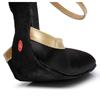Women Latin Dance Shoes SILK Ballroom Modern Pole Dance Shoes Ladies Salsa Tango Middle Heel Closed Toe Latin Shoes for Girls