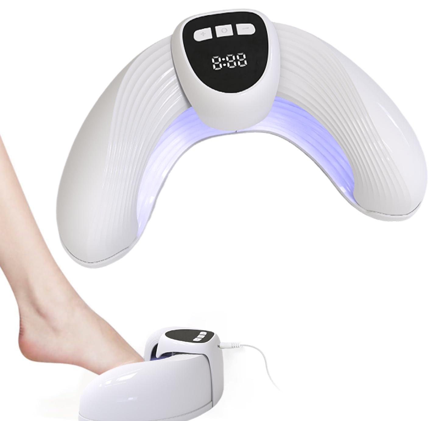 

Enhanced Quick-Dry Crescent Nail Lamp with Dual Light and Anti-Blackening Technology