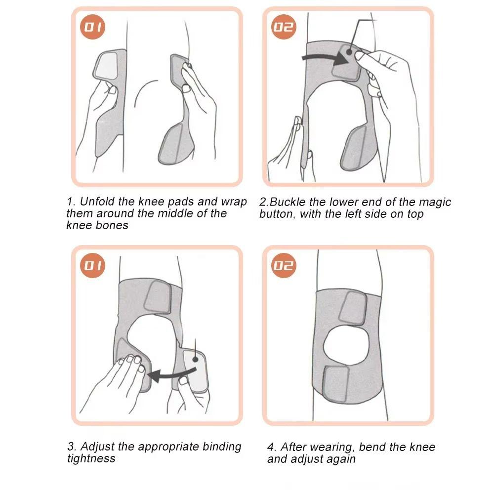 Adjustable Knee Braces Knee Support Sports Knee Pads Compression Knee Sleeve  Running Gym