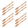 12pcs Wooden Lace Bobbins Ique Vintage Art Weaving Tools for Sewing and Lace Making