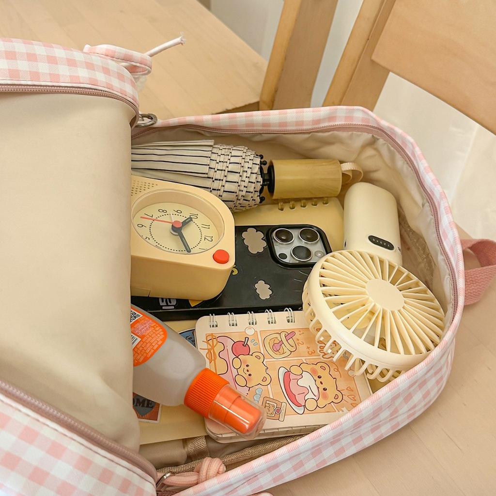 Schoolbag Japanese Sweet and Cute Style Pattern Lace Lace Backpack Travel Backpack New Student Schoolbag Female