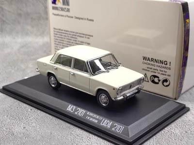 1/43 Russisches EVR43 BA3 LADA 2101 Klassische Vintage Kollektion Modell Spielzeug Auto Geschenke