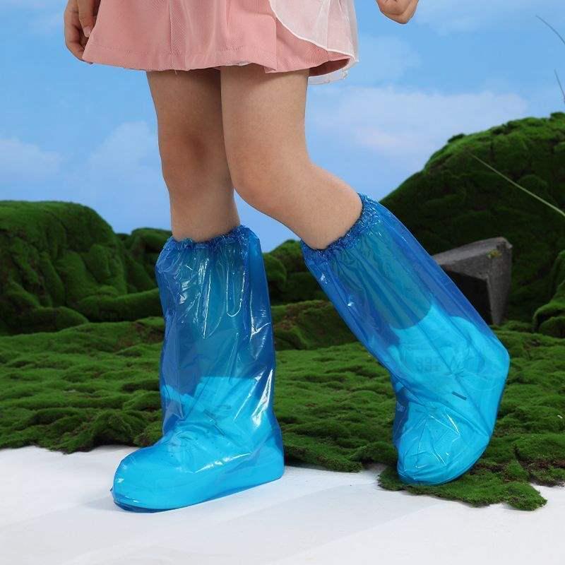 Children's Waterproof Non-Slip Disposable Rain Shoe Covers and Sandproof Outdoor Boots