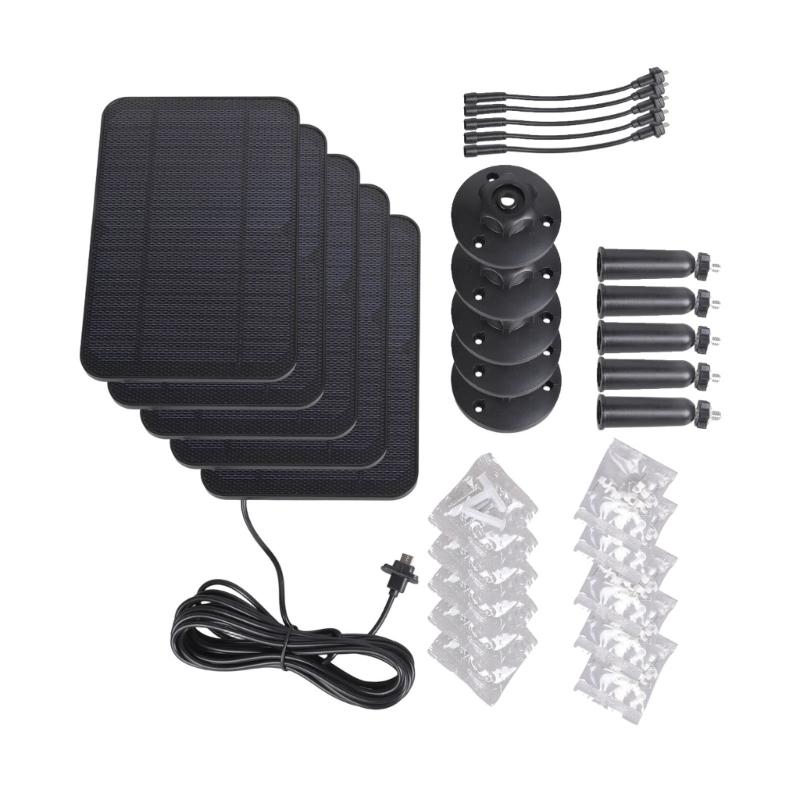 

5 Items Sun Operated Energy Gatherer Suitable For Observation Systems Includes 13ft Cable And Complete Movement Base 1