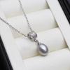 Trend Freshwater Natural Pearl Necklace pendant For Women,Pearl Pendant necklace Wife Engagement Gift