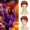 Green White Orange Men Wig with Bangs Natural St. Patrick's Day Wigs  Carnival Party