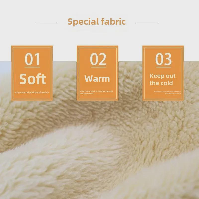 Winter Cycling Cap: Windproof, Cold-Proof, Thickened Neck Gaiter with Arctic Velvet Mask