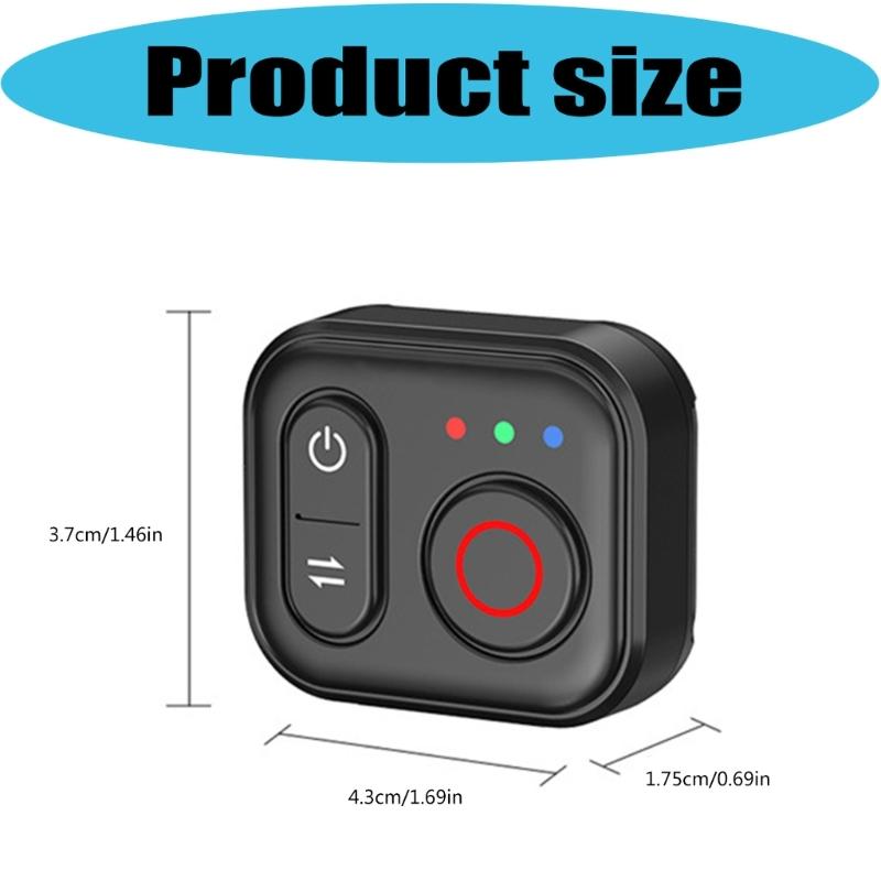 Compact Bluetooth-compatible Remote Control for Action4/5/6/osmo360 Cameras Durability Construction for Active Life Enth