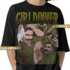 GIRL DINNER PUNCH Up Shirt, Punch Up Custom T-Shirt, Colm Dispatch Vintage Bootleg Tees, Smallest Strongman Fans Gift