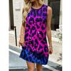 Summer Women's 3D Printed Sleeveless Dress Is Fashionable, Versatile, Trendy, Breathable, and Casual