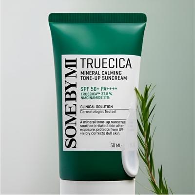 Truecica Mineral Calming Tone-Up Suncream 50ml (SPF 50+ PA++++)