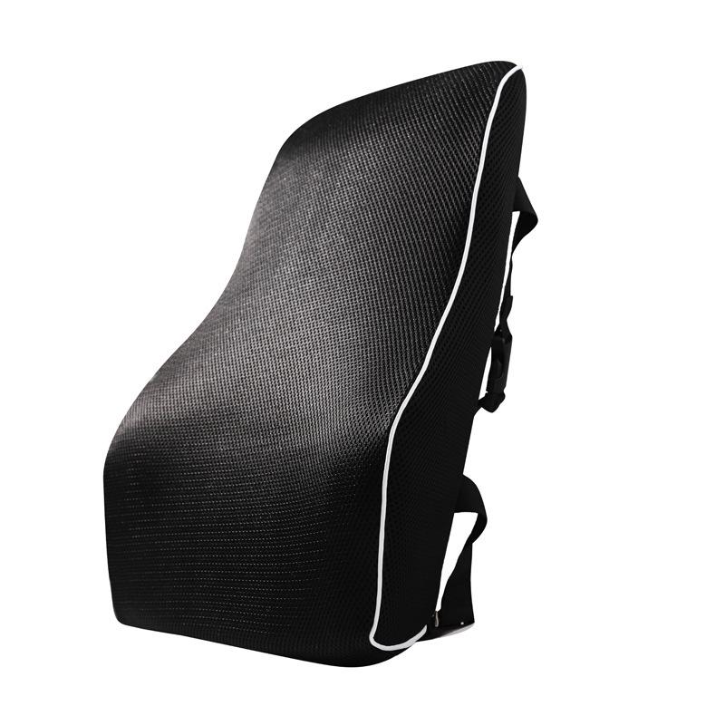 Four Seasons Mesh Lumbar Support Cushion - Slow Rebound Memory Foam Car Backrest