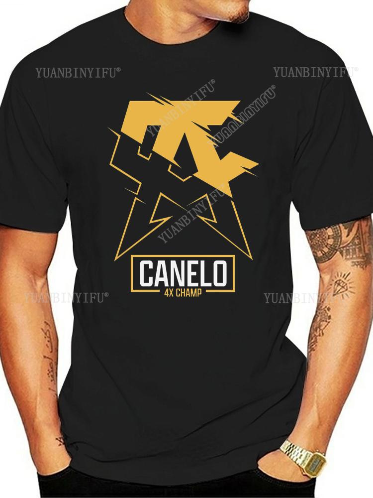 New Arrival  Classic Fashion Canelo Alvarez Boxinge Mexican Flag T-shirt  Casual  Short Sleeve O-neck Unisex Shirt Hot Product