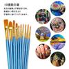 Samcos Plastic Model Painting Includes 10 Paint 1 Mixing 6 Paint and 6 Droppers Set, 23-Piece Set, Brushes, Stick, Trays,