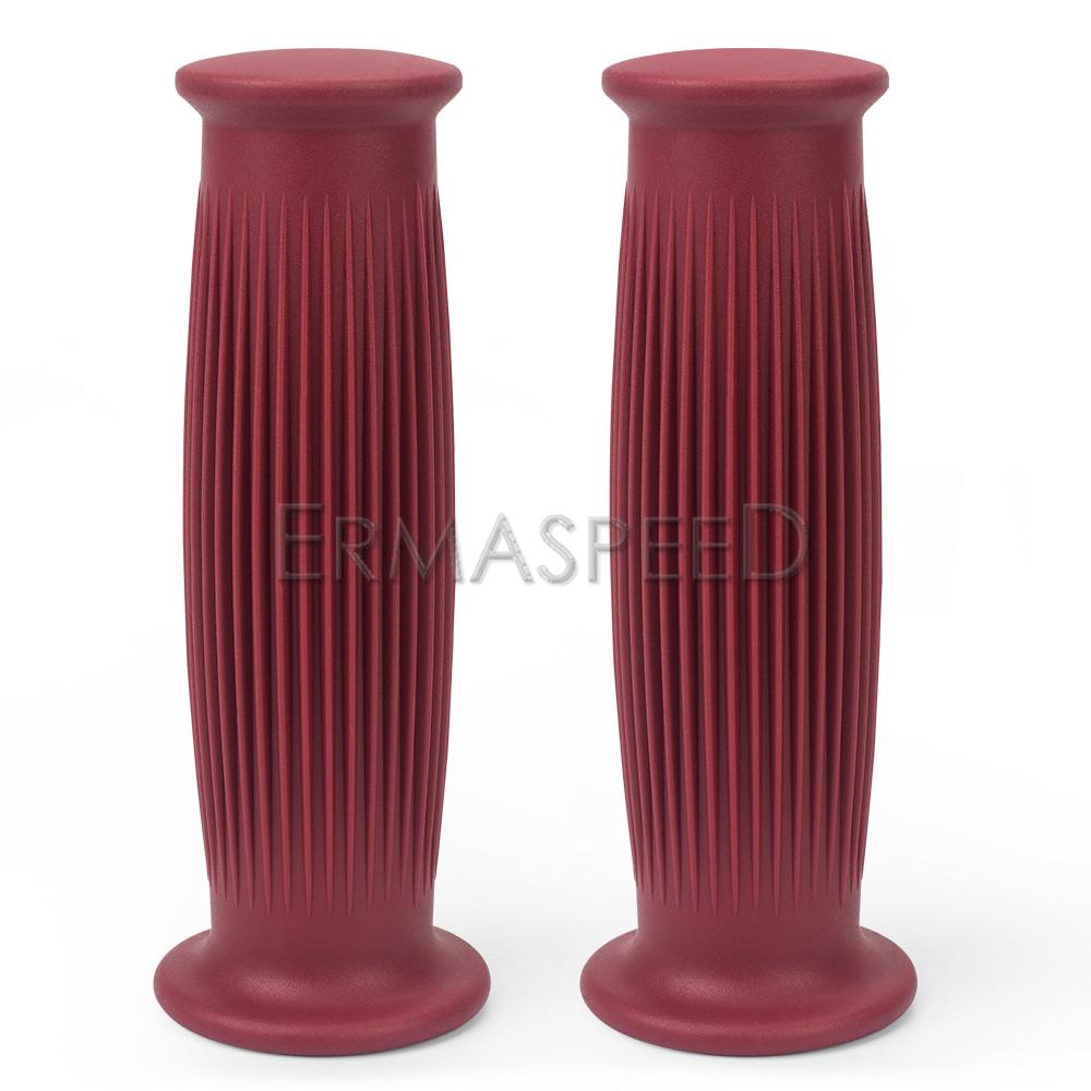 

Мотоциклетные ручки, нескользящие, резиновые, ретро, рукоятка руля, 7/8 дюйма, 22 мм, 24 мм, удобная рукоятка руля для мотоцикла