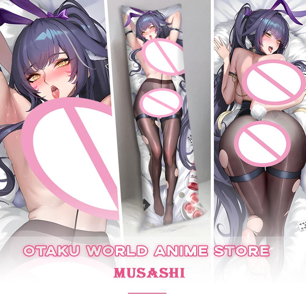 Hra Azur Lane Musashi Dakimakura Anime Povlak na polštář Ložní prádlo Dekorace Povlak na polštář Objímací tělo Cosplay Rekvizity Otaku Povlaky na polštáře