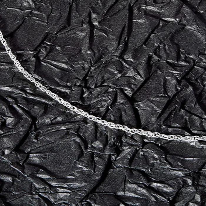 925 Silver Rope-style Chain Silver Necklace