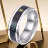 Stainless Steel Color-Changing Men's Ring - Hip-Hop, Trendy, Temperature-Sensitive, Non-Fading Luxury Design