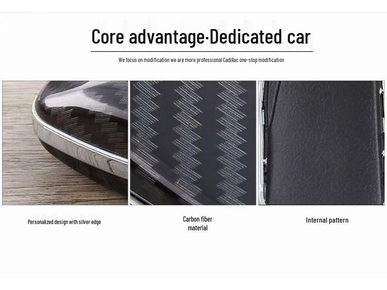 Carbon Fiber Car Key Case for BMW 1, 3, 5 Series & GT/X1/X3/X5/X6