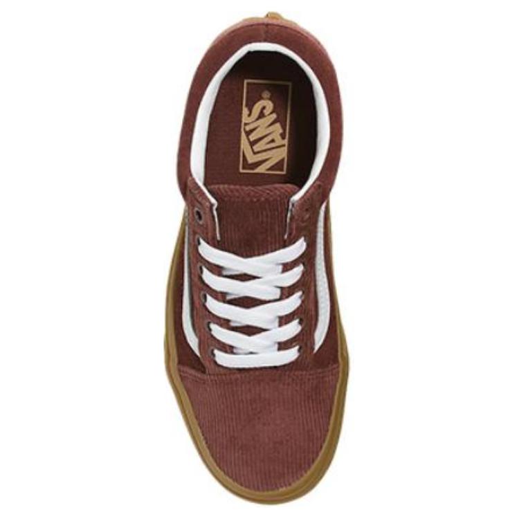 Vans Old Skool Cómodas Versátiles Ligeras Transpirables Zapatillas de Skate de Caña Baja Unisex Rojo VN0005UFBRO