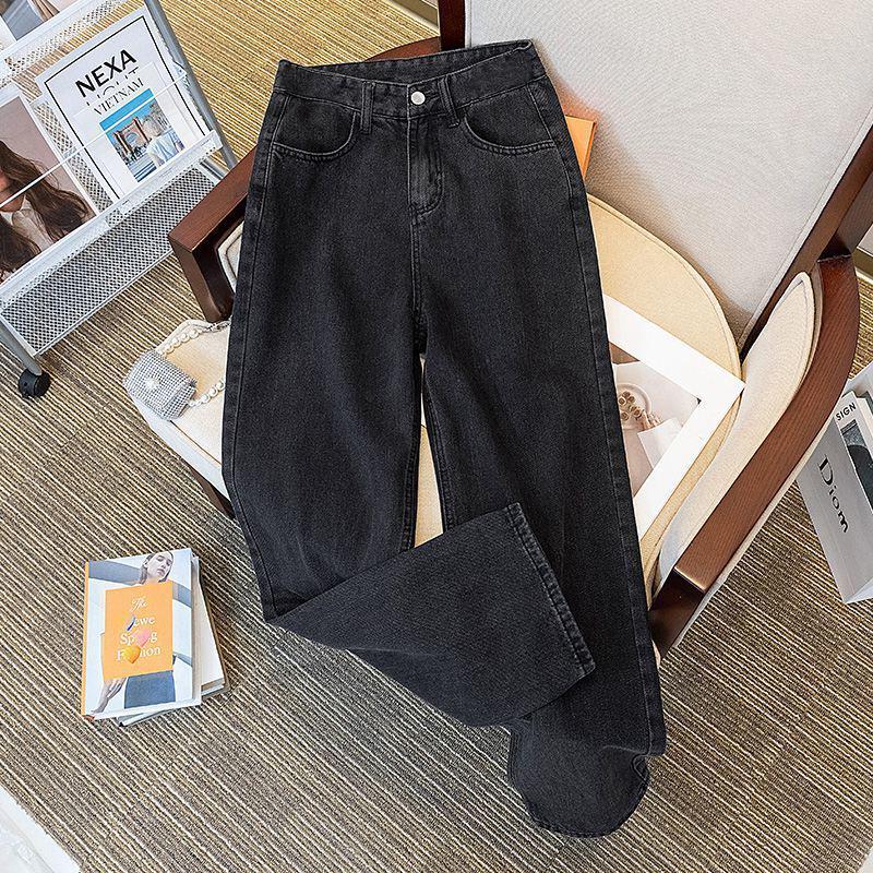 

Versatile White Wide-Leg Jeans for Women - Flattering Fit, Conceals Flaws, Perfect for Pear Shapes XX-Large