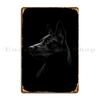 German Shepherd Metal Sign Designing Wall Decor Personalized Design Party Tin Sign Poster
