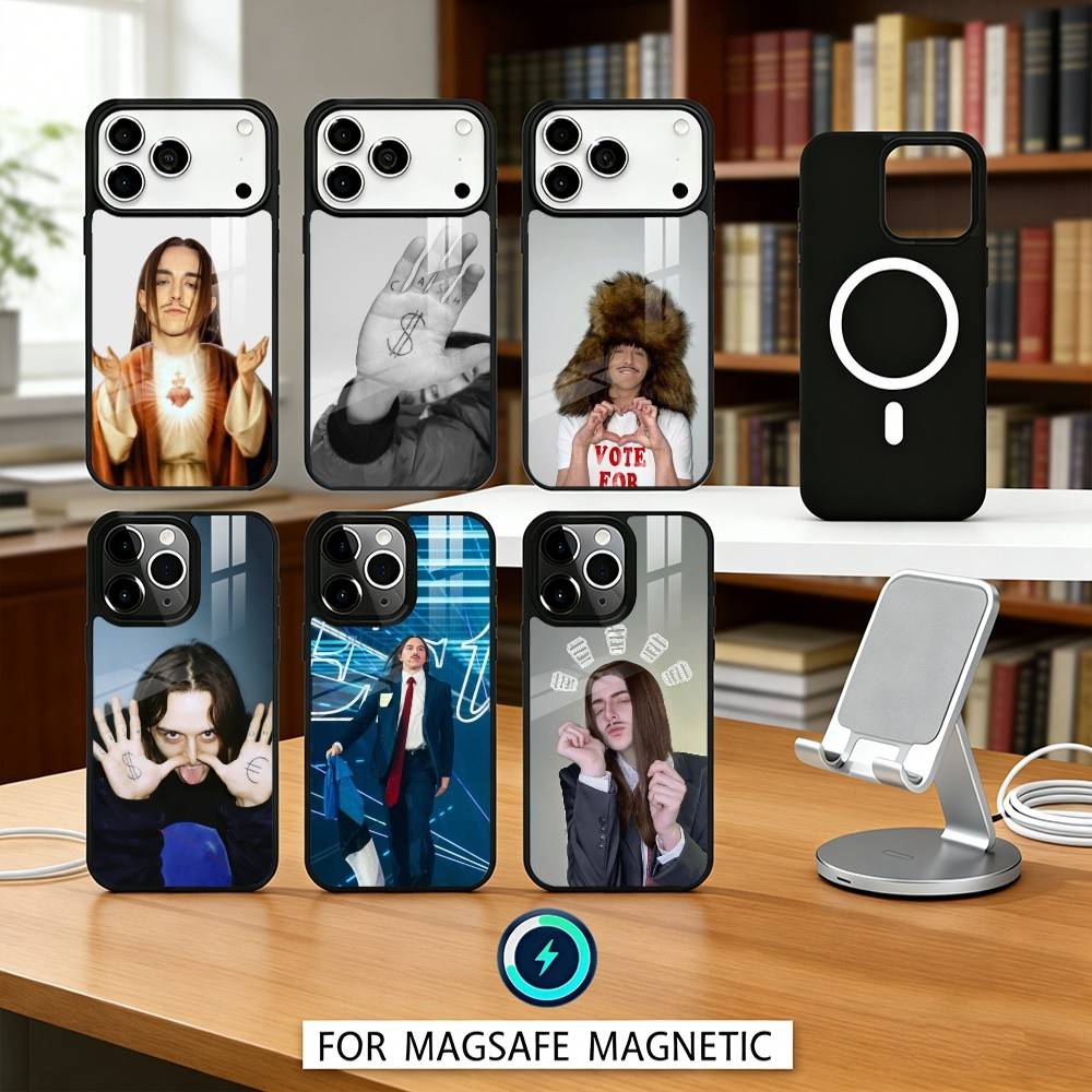 Estonia T-Tommy Cash Phone Case Magnetic For iPhone17 16 15 14 13 12 Pro Max For Magsafe Wireless Charging Cover