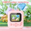 Kids Camera Instant Print 16x Cat Camera With Printing Paper 1080p Rabbit Toy Cameras Christmas Birthday Gifts For Kids
