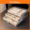 Jewelry Organizer Box With Dividers For Makeup And Accessories Storage For Home Office Use