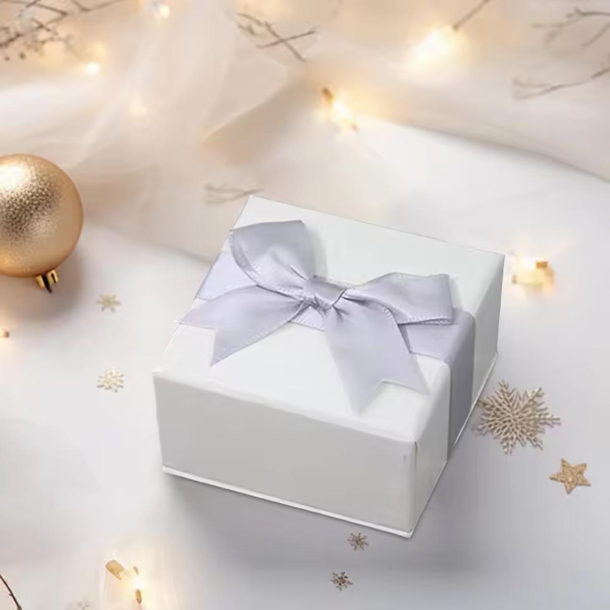 

Подарочные коробки для ювелирных изделий Маленькие подарочные коробки для браслетов Картонные коробки для серег и колец Коробки для упаковки ожерелий с розовой оберточной бумагой 7.5x7.5x3.5cm